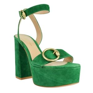 NIB Gianvito Rossi suede platforms